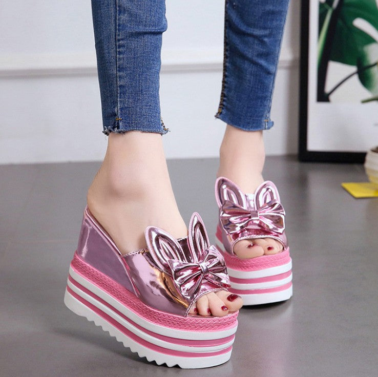 Women's Waterproof Platform High Heel Sandals